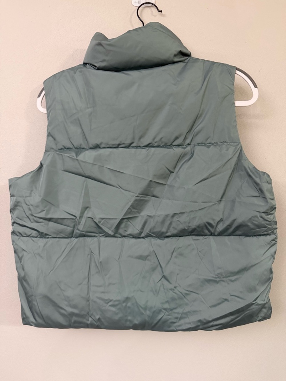 Old Navy Puffer Vest - Sage Green - Picture 2 of 3